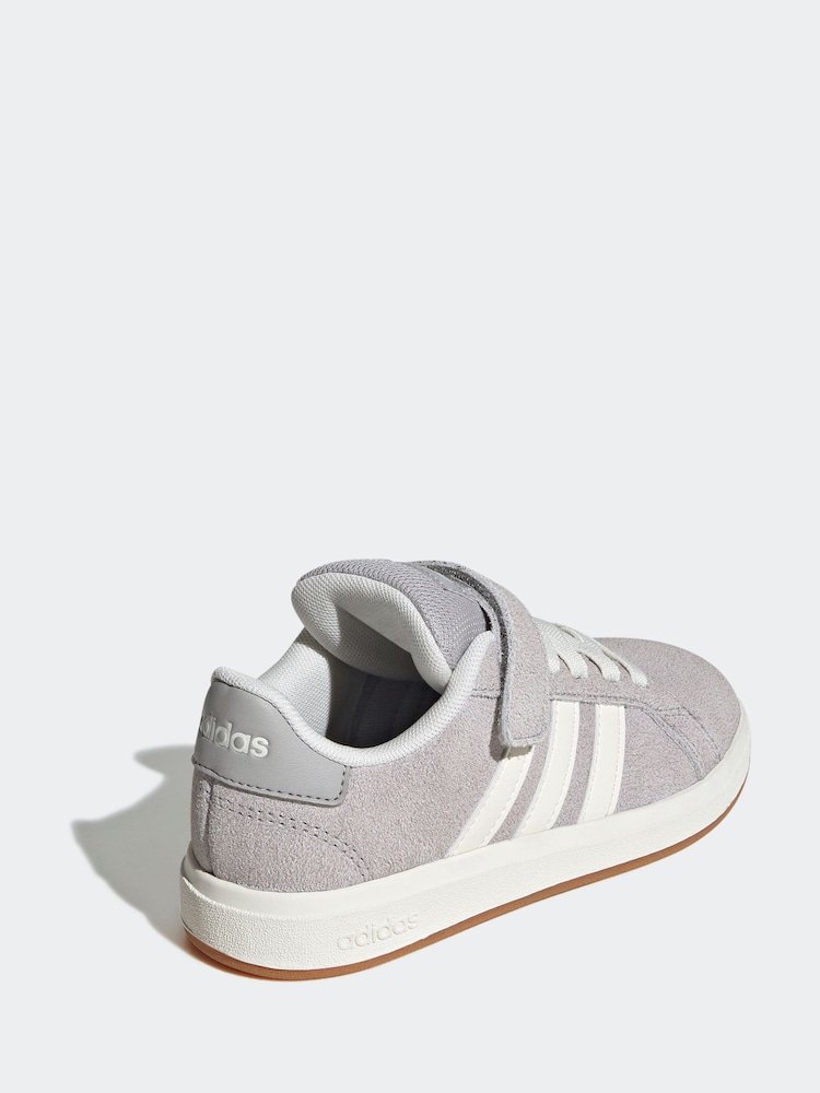 adidas Grey Light Grand Shoes - Image 4 of 9