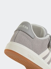 adidas Grey Light Grand Court 00s Trainers - Image 8 of 9
