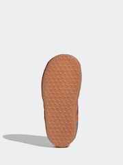 Bleu - Adidas Originals Gazelle Infant Kids Trainers - Image 6 de 9