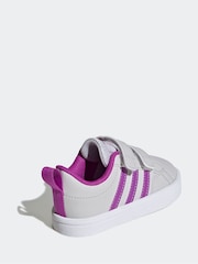 adidas Grey/Purple VS Pace 2.0 Trainers - Image 4 of 9