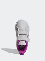 adidas Grey/Purple VS Pace 2.0 Trainers - Image 6 of 9