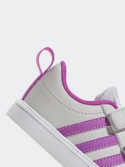 adidas Grey/Purple VS Pace 2.0 Trainers - Image 9 of 9