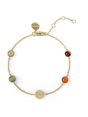 Peers Hardy Gold Radley 18ct Plated Multi Stone Bracelet - Image 2 of 5