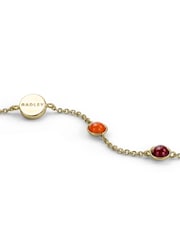 Peers Hardy Gold Radley 18ct Plated Multi Stone Bracelet - Image 3 of 5