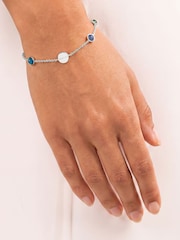 Peers Hardy Silver Radley Plated Multi Stone Bracelet - Image 1 of 5