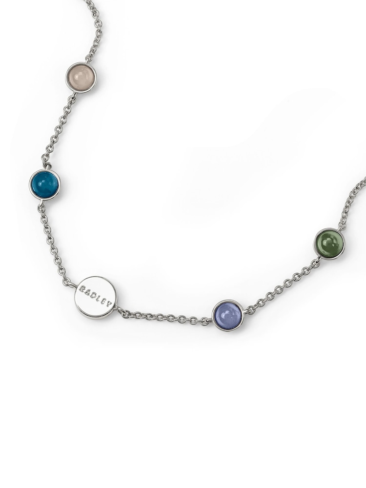 Peers Hardy Silver Radley Plated Multi Stone Bracelet - Image 2 of 5 Peers Hardy Silver Radley Plated Multi Stone Bracelet - Image 2 of 5