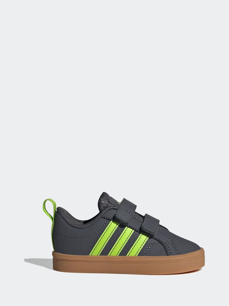 adidas Khaki/Lime VS Pace 2.0 Trainers - Image 1 of 9