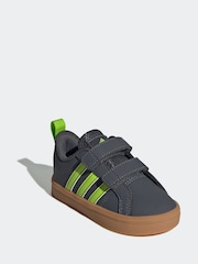 adidas Khaki/Lime VS Pace 2.0 Trainers - Image 3 of 9