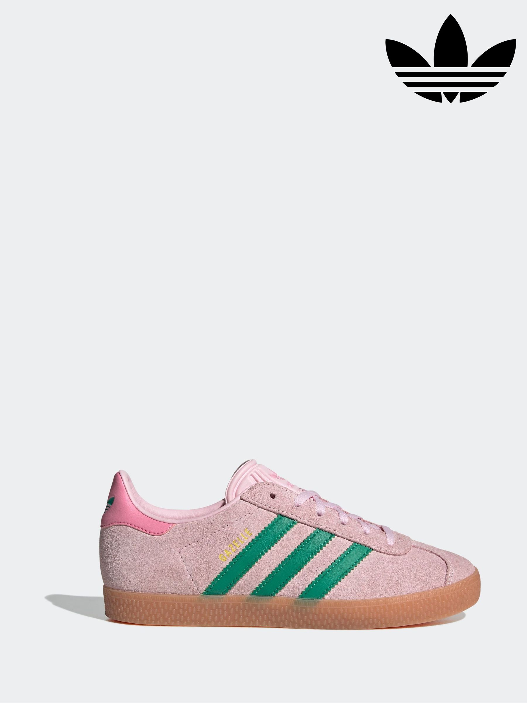 Next：日本 ピンク / グリーン - adidas Originals ジュニア ガゼル