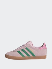 adidas Originals Pink Junior Gazelle Trainers - Image 2 of 9