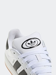 Adidas Originals White/Black Campus Kids Trainers - Image 8 of 9
