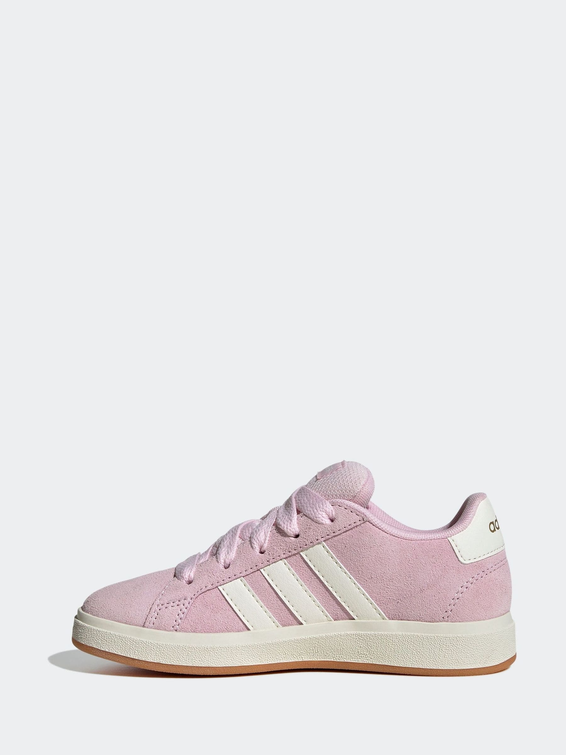 Next：日本 ピンク - adidas Grand Court 00s スエード レース キッズ
