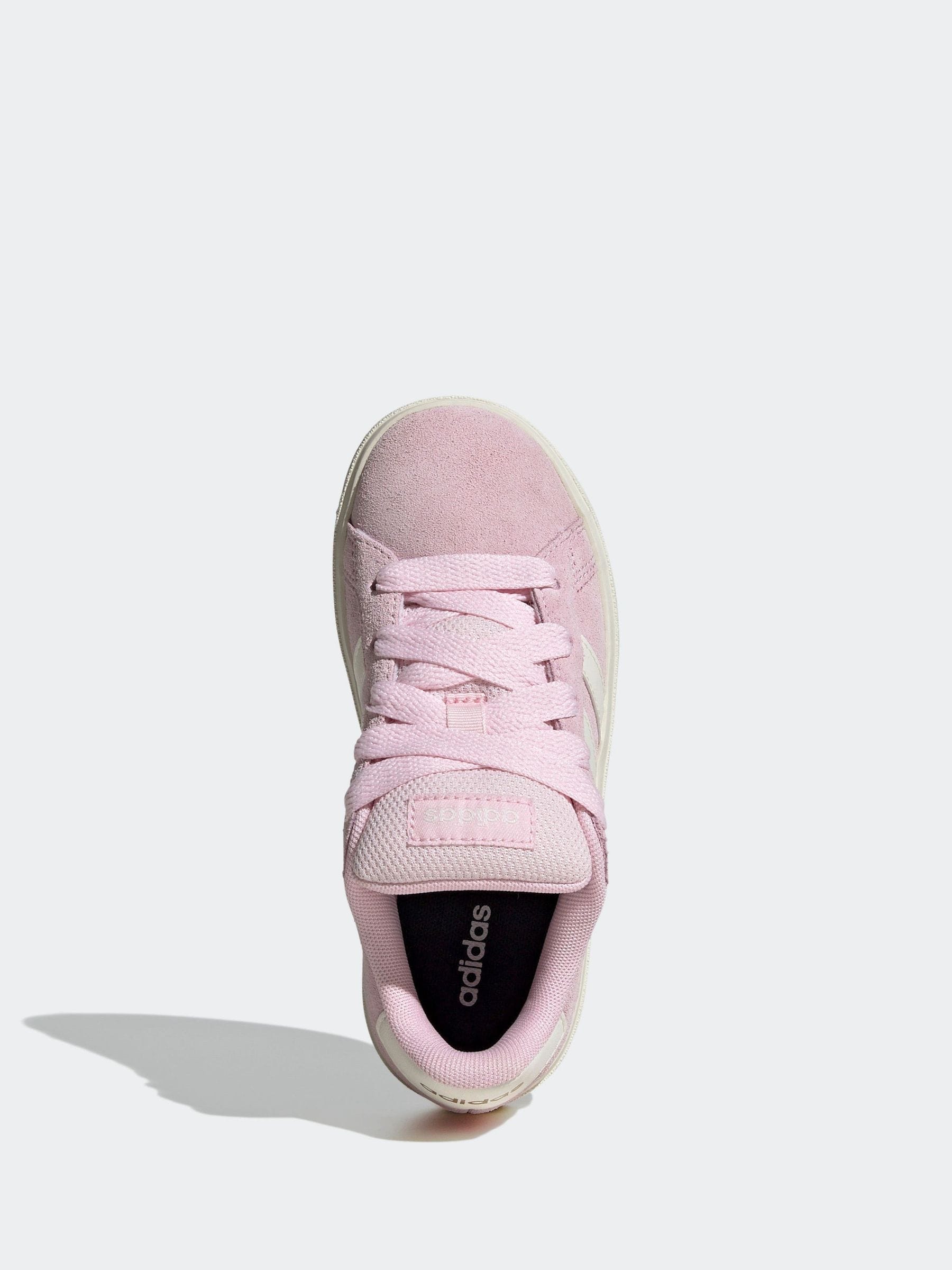 Next：日本 ピンク - adidas Grand Court 00s スエード レース キッズ