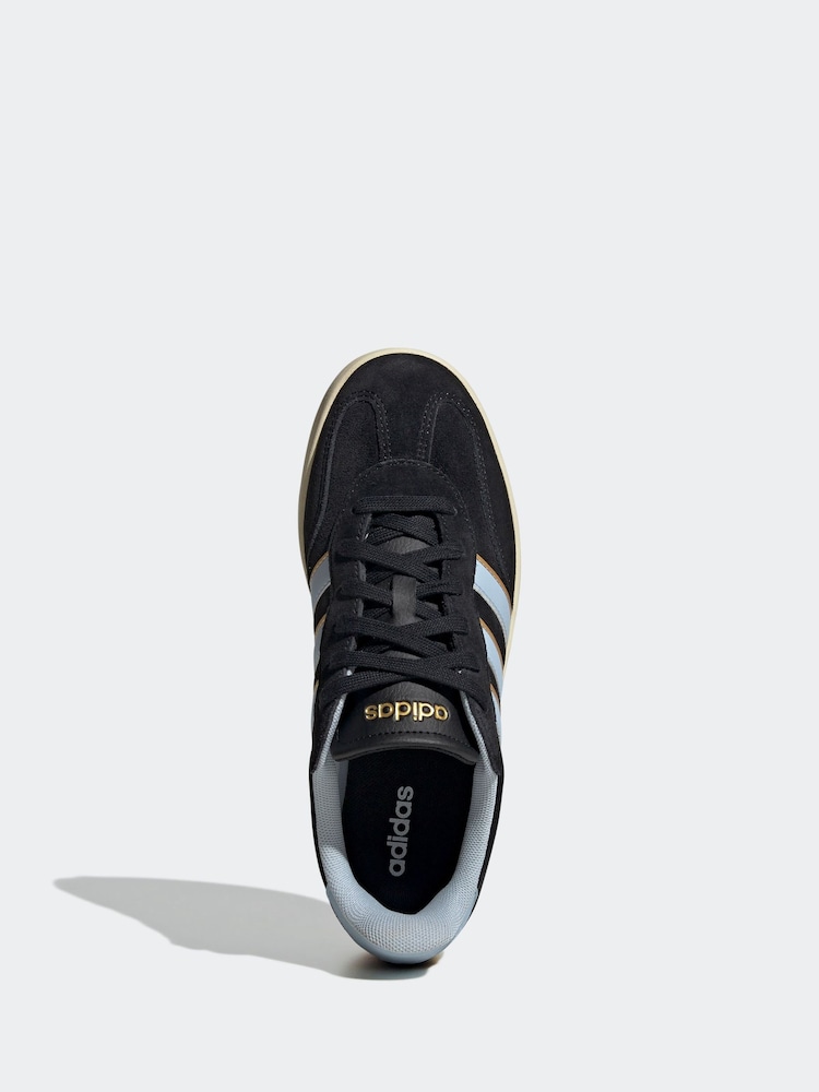 adidas Black Dark Barreda Trainers - Image 6 of 9