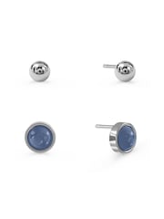 Peers Hardy Silver Radley Plated Moonlight Twinpack Earrings - Image 2 of 4