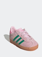 Rose - Adidas Originals Gazelle Infant Kids Trainers - Image 3 de 9