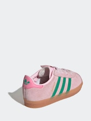 Rose - Adidas Originals Gazelle Infant Kids Trainers - Image 4 de 9