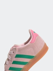 Rose - Adidas Originals Gazelle Infant Kids Trainers - Image 8 de 9