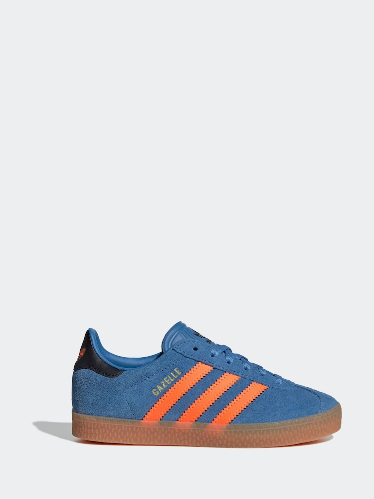 adidas Originals Blue Sky Gazelle Trainers - Image 1 of 9
