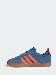 adidas Originals Blue Sky Gazelle Trainers - Image 2 of 9