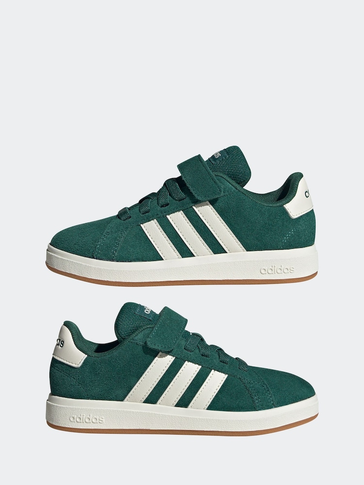 adidas Green Light Grand Court 00s Trainers - Image 5 of 9