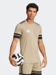 adidas Brown Squadra 25 Jersey T-Shirt - Image 3 of 8