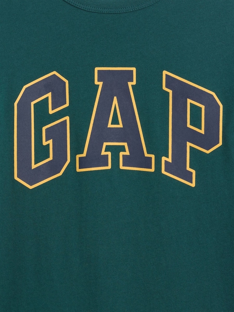 Gap Dark Green Logo Long Sleeve T-Shirt (4-13yrs) - Image 3 of 3 Gap Dark Green Logo Long Sleeve T-Shirt (4-13yrs) - Image 3 of 3