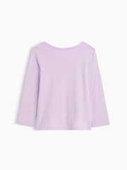 Gap Lilac Bows Graphic Long Sleeve T-Shirt (6mths-5yrs) - Image 2 of 3