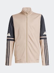 adidas Brown Squadra 25 Zip Up Training Jacket - Image 5 of 5