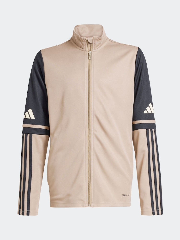 adidas Brown Squadra 25 Zip Up Training Jacket - Image 5 of 5
