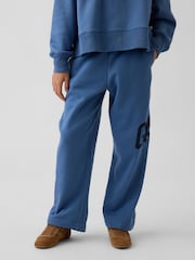 Blå - Gap Vintage Soft Relaxed Barrel Joggers (4-13yrs) - Bilde 1 av 6