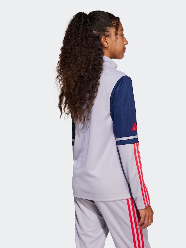 adidas Grey Squadra 25 Training Kids Jacket - Image 2 of 6 adidas Grey Squadra 25 Training Kids Jacket - Image 2 of 6