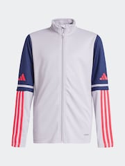 adidas Grey Squadra 25 Zip Up Training Jacket - Image 6 of 6