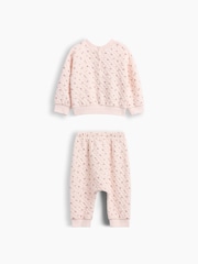 Gap Pink Floral Quilted Outfit Set (0-24mths) - Image 2 of 3