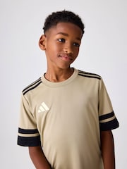 adidas Brown Squadra 25 T-Shirt - Image 3 of 5