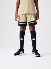 adidas Brown Squadra 25 Shorts - Image 1 of 6