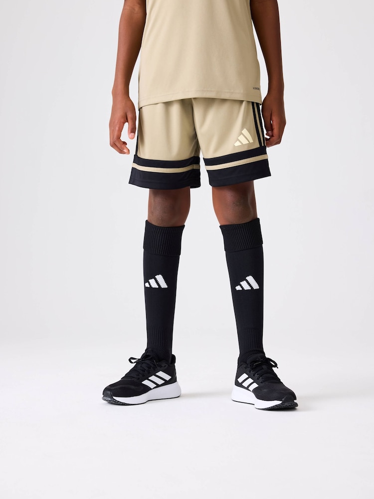 adidas Brown Squadra 25 Shorts - Image 1 of 6