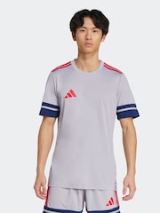 adidas Grey Squadra 25 Jersey T-Shirt - Image 1 of 8
