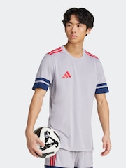 adidas Grey Squadra 25 Jersey T-Shirt - Image 3 of 8