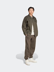 adidas Originals Green Premium Essentials Workwear Overshirt - Image 3 of 6