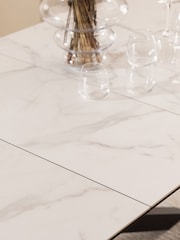 Actona White Heaven Dining 6 to 8 Seater Table - Image 6 of 11