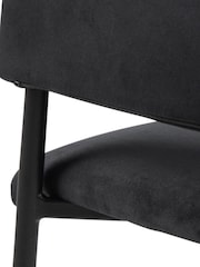 Actona OakBlack Christo Dining Table & 6 Lima Dining Chairs - Image 12 of 15