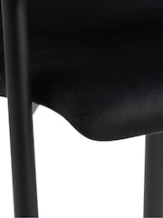 Actona OakBlack Christo Dining Table & 6 Lima Dining Chairs - Image 13 of 15