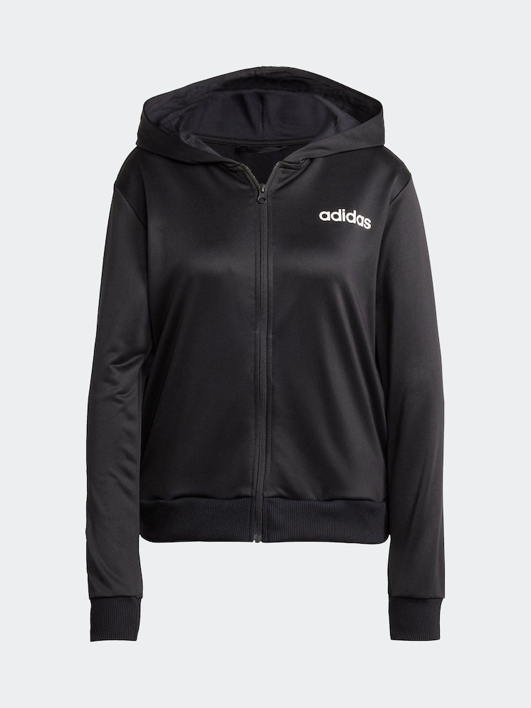 adidas Black Linear Tracksuit - Image 6 of 7