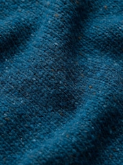 Bleu - Seasalt Cornwall Dawson Pick Wool Blend Jumper - Image 5 sur 5