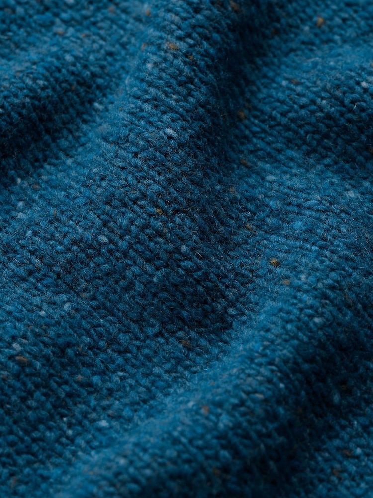 Bleu - Seasalt Cornwall Dawson Pick Wool Blend Jumper - Image 5 sur 5