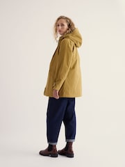 Seasalt Cornwall Yellow Porth Nanven Waterproof Coat - Image 3 of 5