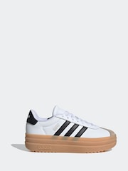 adidas Ivory White VL Court Bold Trainers - Image 1 of 17