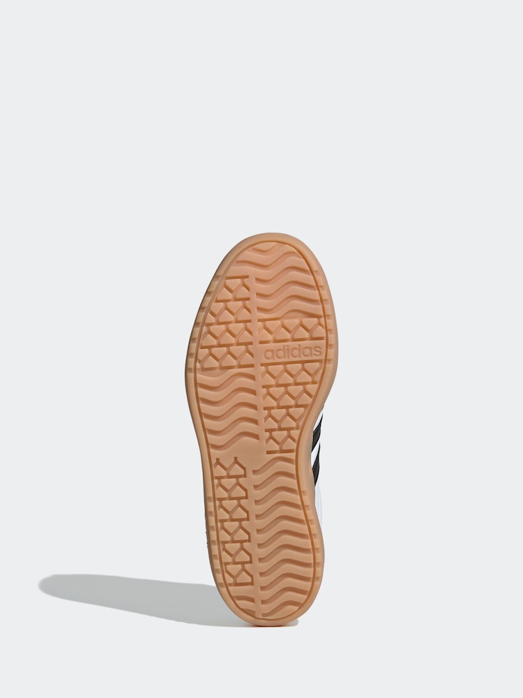 adidas Ivory White VL Court Bold Trainers - Image 7 of 17