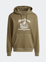 Verde - adidas Originals Graphic Hoodie - Imaginea 6 din 6